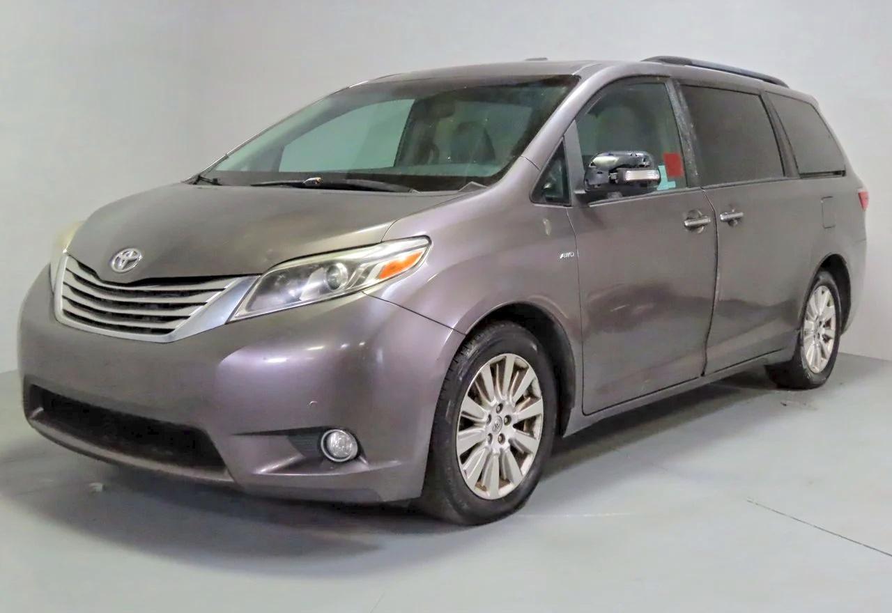 2016 Toyota Sienna Limited 7-passenger Gray vin: 5TDDK3DC4GS137600