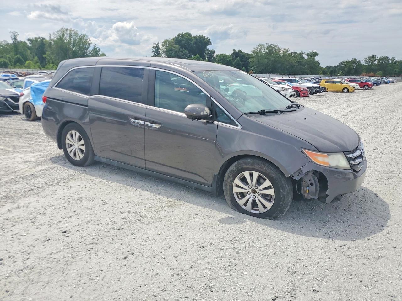 2015 Honda Odyssey Exl Gray vin: 5FNRL5H64FB064394