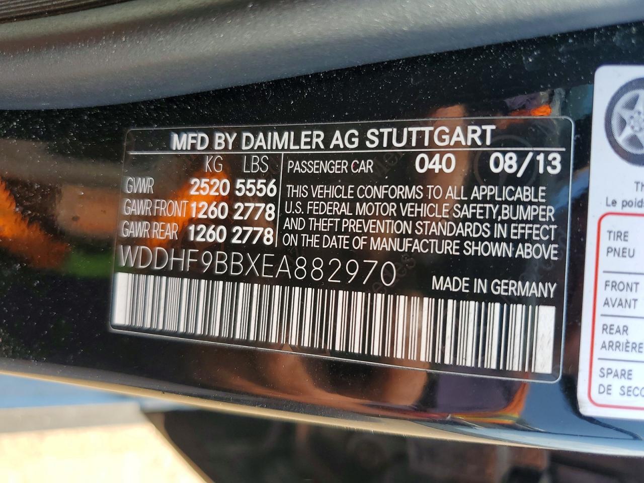 2014 Mercedes-benz E 550 4matic Black vin: WDDHF9BBXEA882970