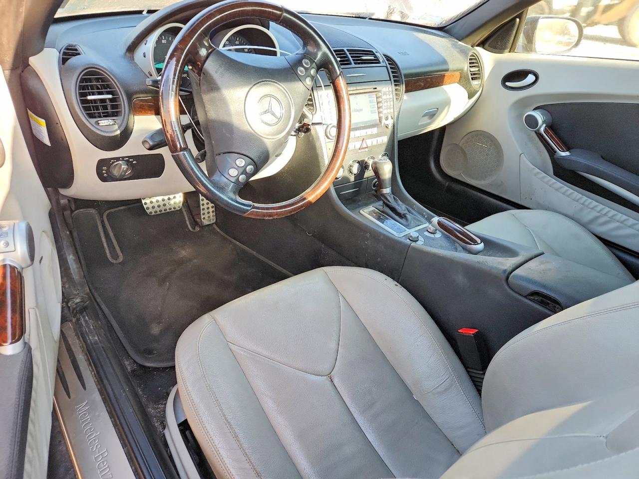 2008 Mercedes-benz Slk 280 Blue vin: WDBWK54F78F174235