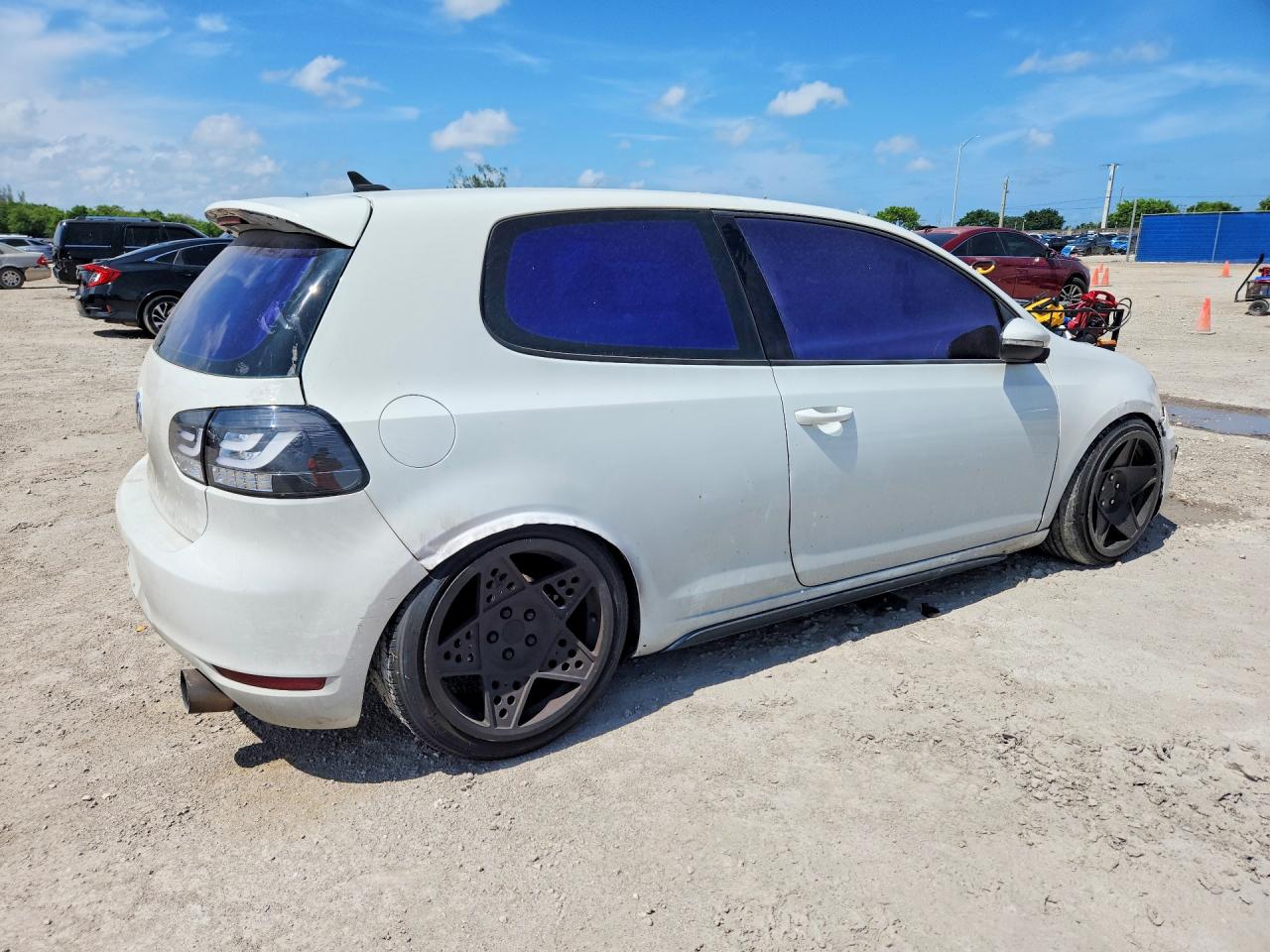 2012 Volkswagen Gti Белый vin: WVWFD7AJ4CW333592