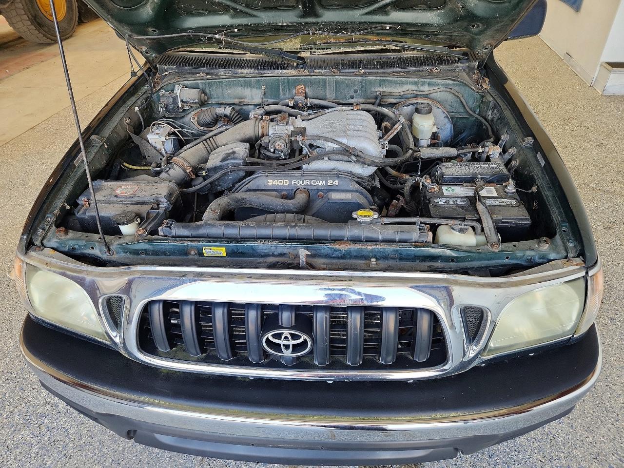 2003 Toyota Tacoma Xtracab Green vin: 5TEWN72N93Z238544
