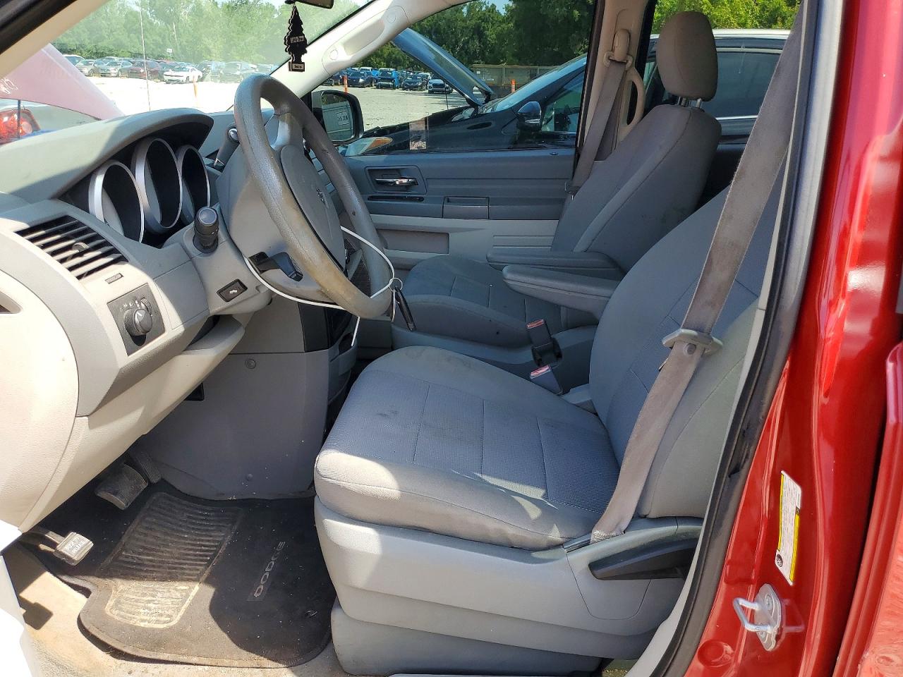 2008 Dodge Grand Caravan Se Red vin: 1D8HN44H08B135699