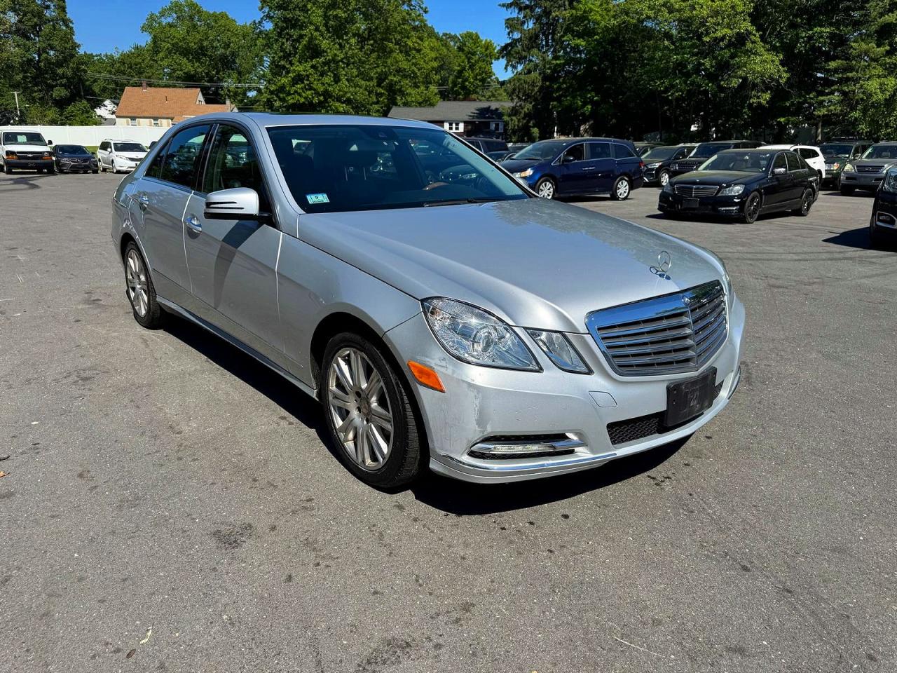 2013 Mercedes-benz E 350 4matic Silver vin: WDDHF8JB5DA766828