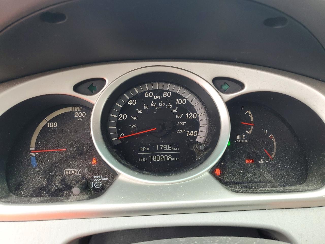 2006 Toyota Highlander Hybrid Silver vin: JTEEW21A660017963