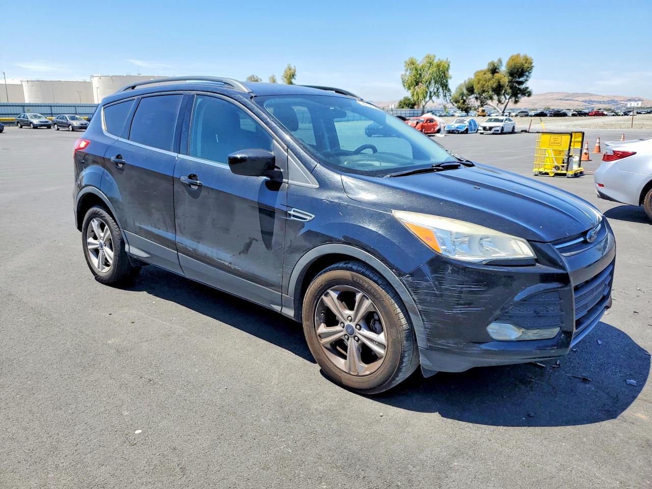 2014 Ford Escape Se Black vin: 1FMCU0GX7EUB01374