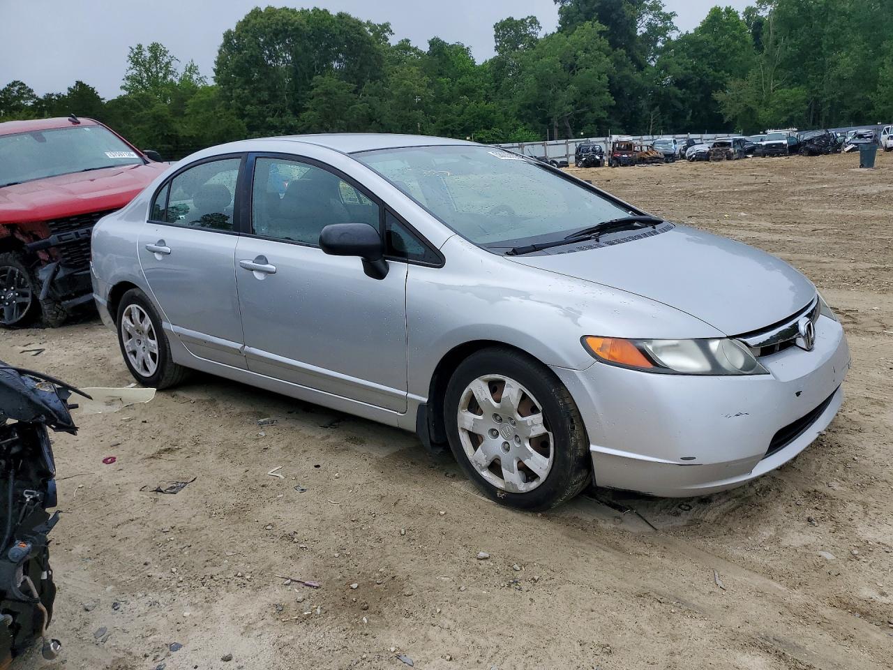 2006 Honda Civic Lx Silver vin: 1HGFA16536L139161