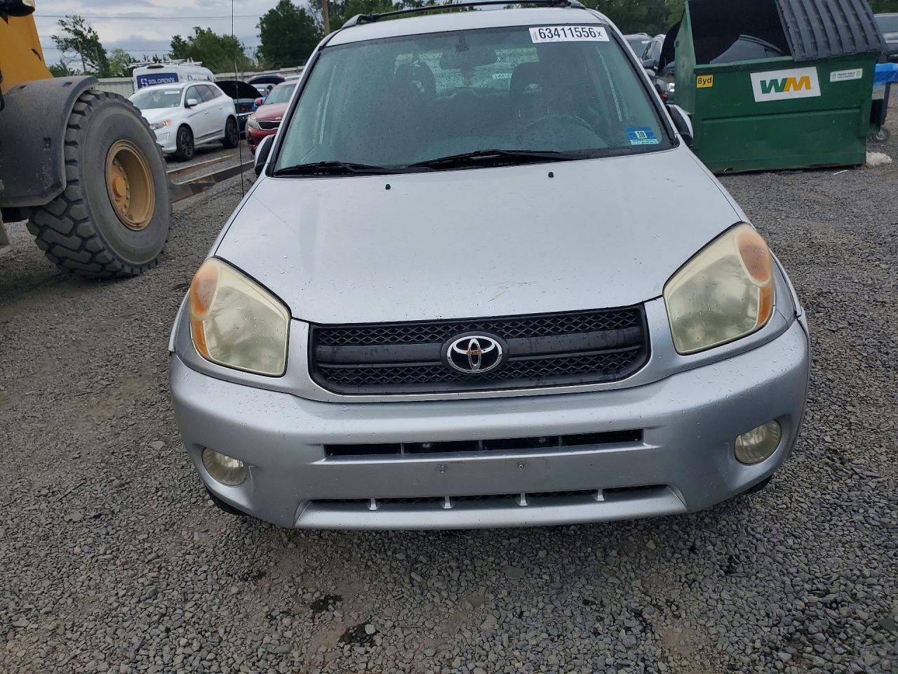 2005 Toyota Rav4 Base Silver vin: JTEHD20V156028954