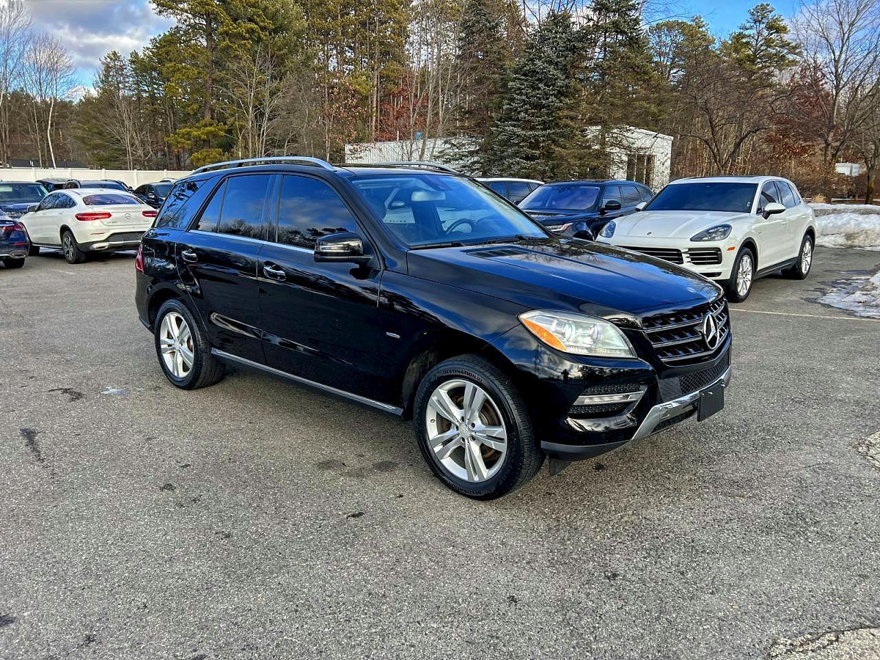2012 Mercedes-benz Ml 350 4matic Black vin: 4JGDA5HB7CA030625