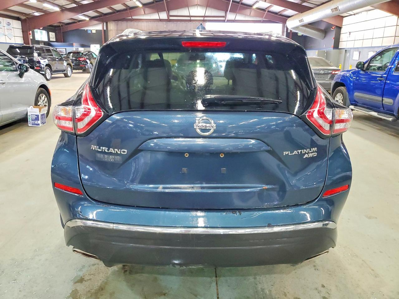 2015 Nissan Murano Platinum Blue vin: 5N1AZ2MH6FN231384