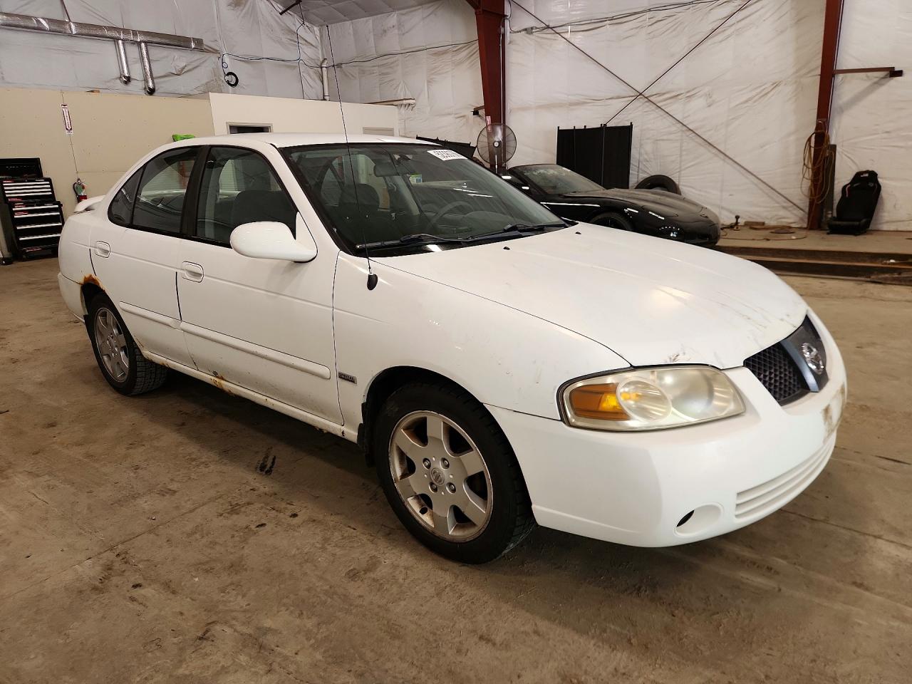 2006 Nissan Sentra 1.8 White vin: 3N1CB51D26L533651