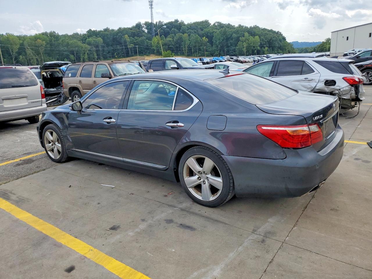 2010 Lexus Ls 460l Gray vin: JTHGL5EF2A5037568