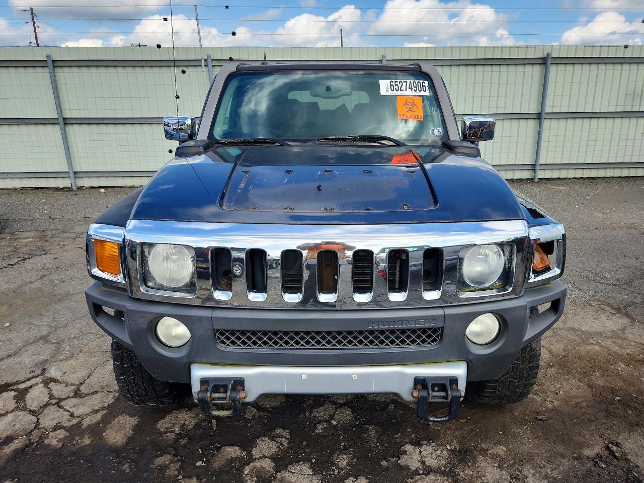 2008 Hummer H3 Black vin: 5GTEN13EX88190559