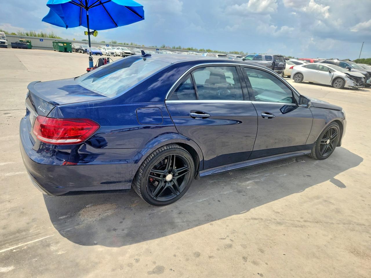 2014 Mercedes-benz E 350 4matic Синий vin: WDDHF8JB3EA988995