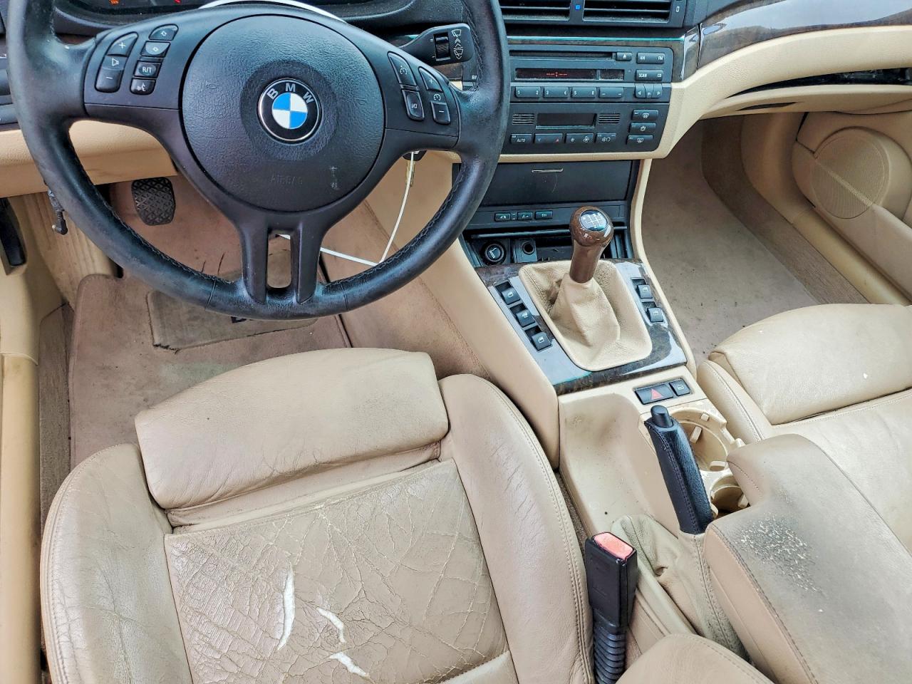 2001 Bmw 325 Ci Black vin: WBABS33421JY41989