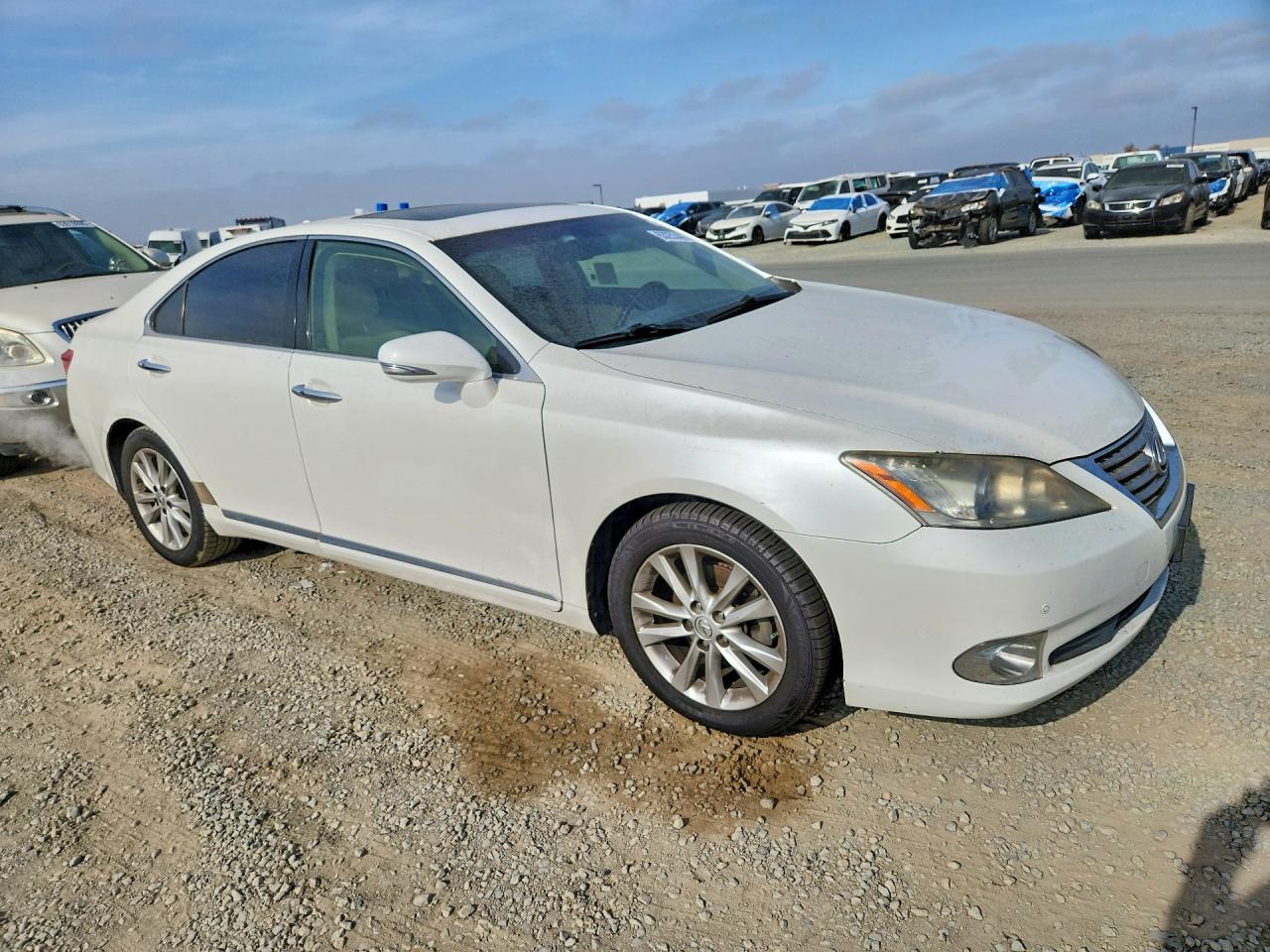 2011 Lexus Es 350 White vin: JTHBK1EG4B2421014