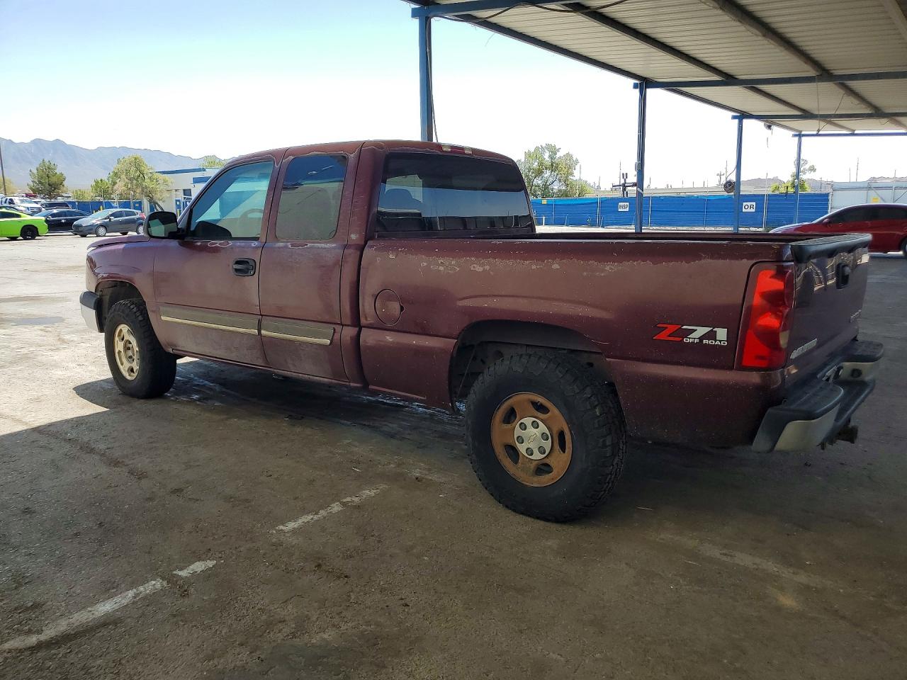 2003 Chevrolet Silverado K1500 Maroon vin: 1GCEK19T73E325450