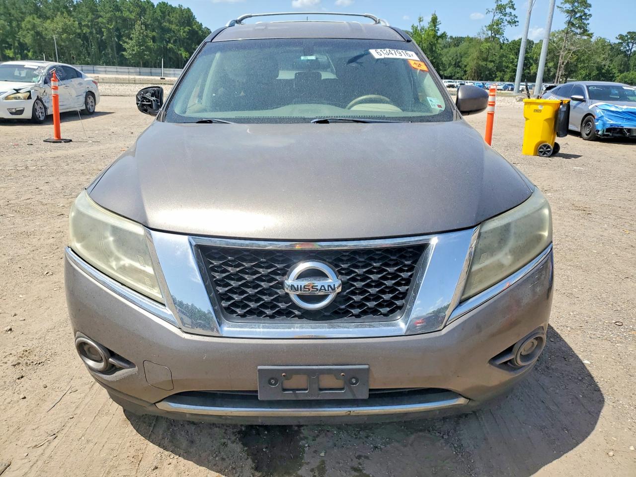 2013 Nissan Pathfinder S Brown vin: 5N1AR2MN0DC675312