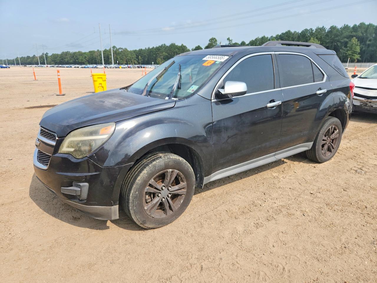 2012 Chevrolet Equinox Lt Black vin: 2GNALDEK3C6363361