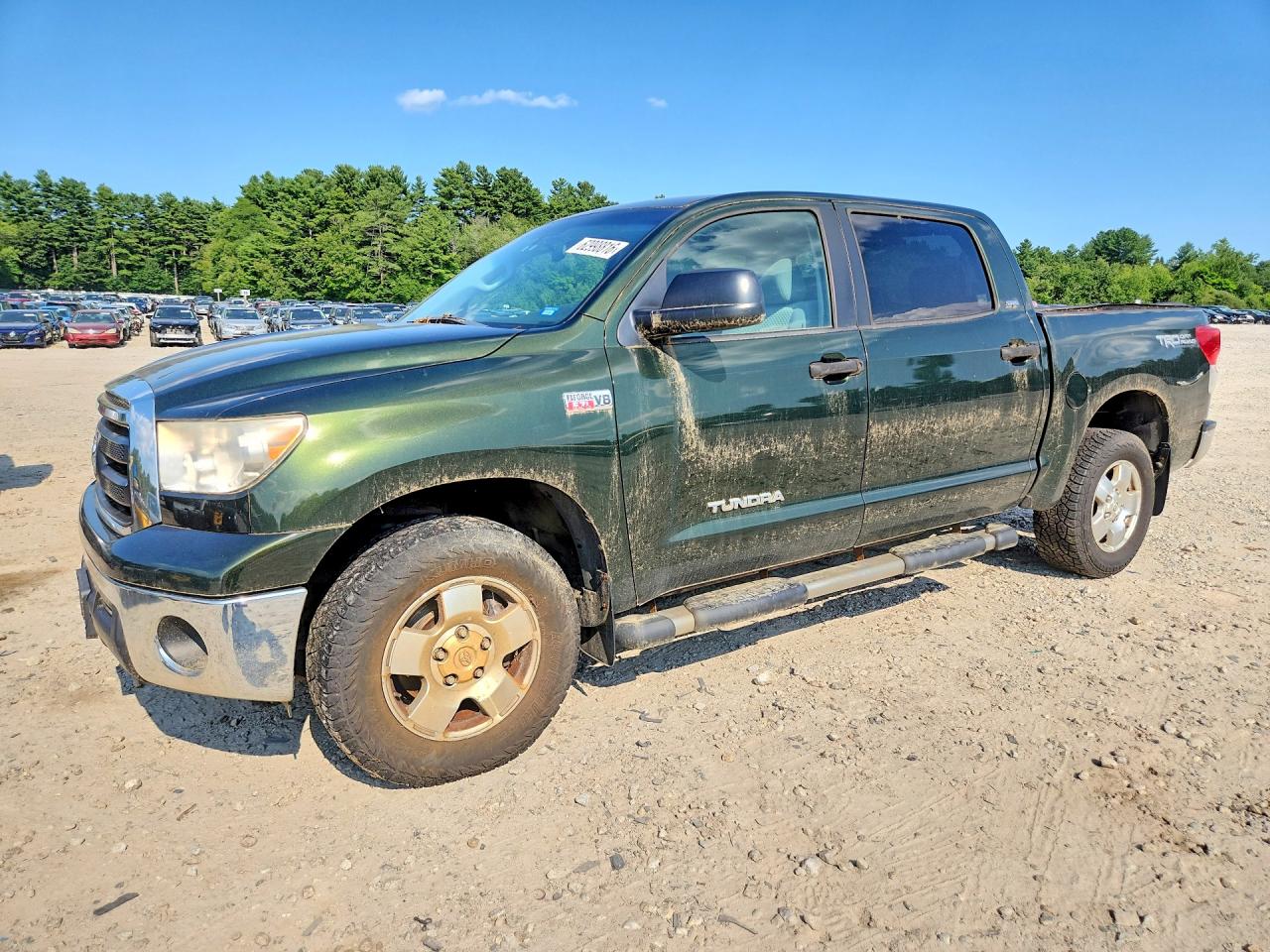 2010 Toyota Tundra Crewmax Sr5 Green vin: 5TFDY5F17AX140093