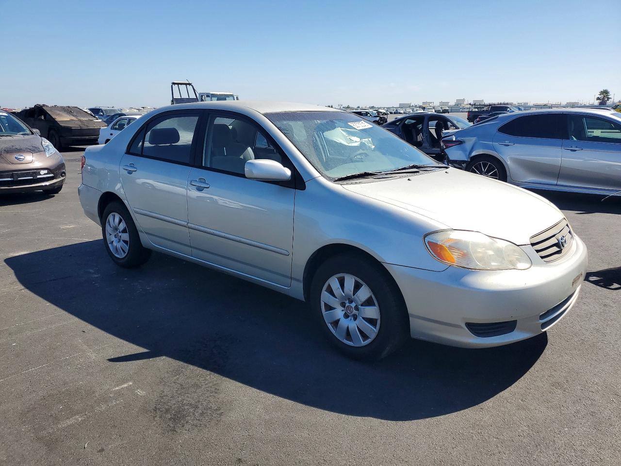 2003 Toyota Corolla Le Silver vin: JTDBR32E632012025