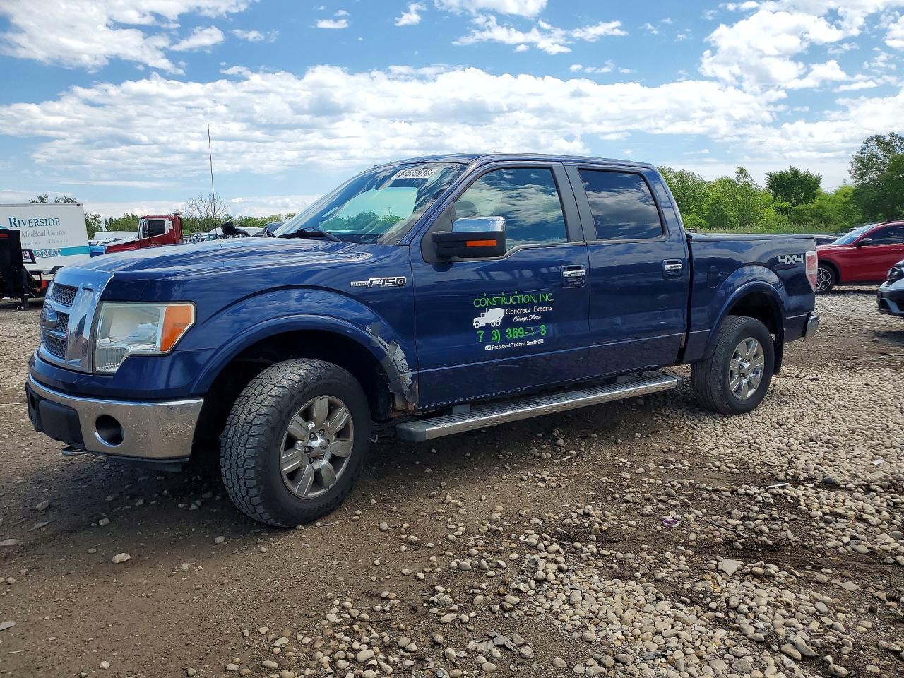 2010 Ford F150 Supercrew Black vin: 1FTFW1EV0AFC71528