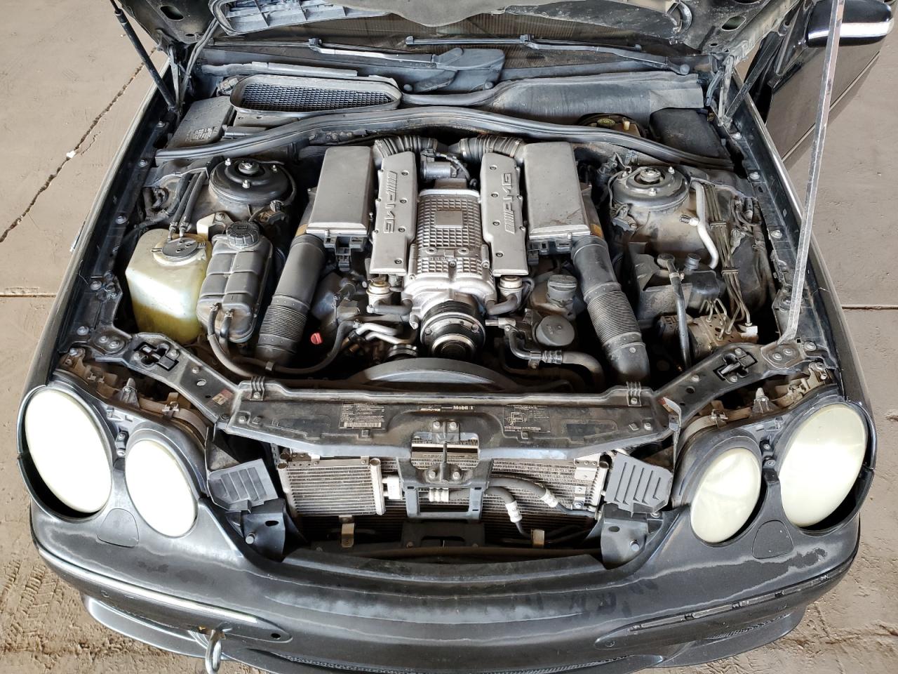 2003 Mercedes-benz Cl 55 Amg Black vin: WDBPJ74J83A033946