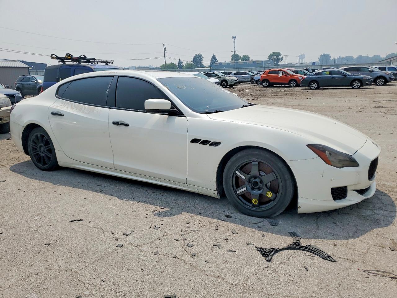 2015 Maserati Quattroporte Gts White vin: ZAM56PPA1F1142013