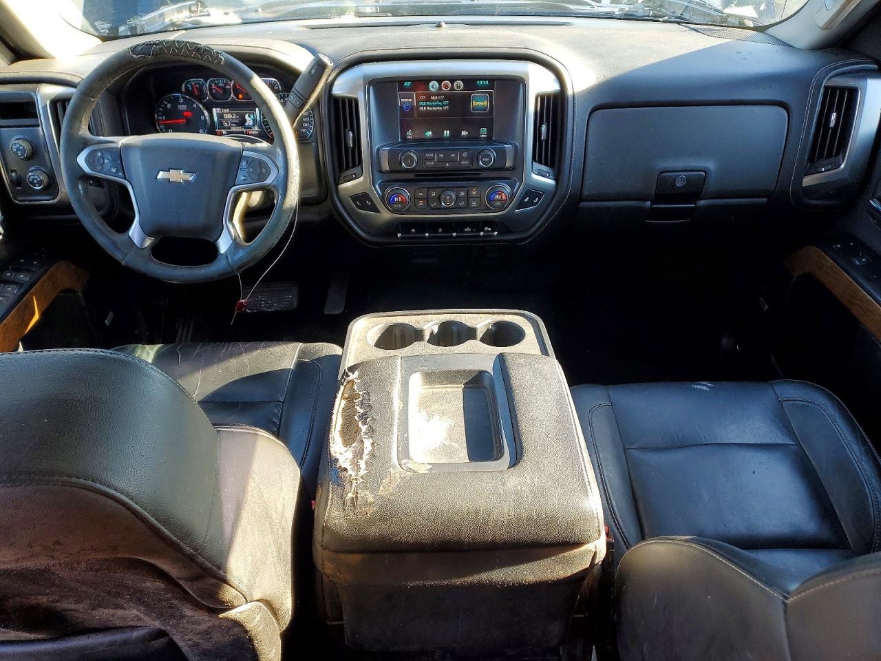 2014 Chevrolet Silverado K1500 Ltz Black vin: 1GCVKSECXEZ200580