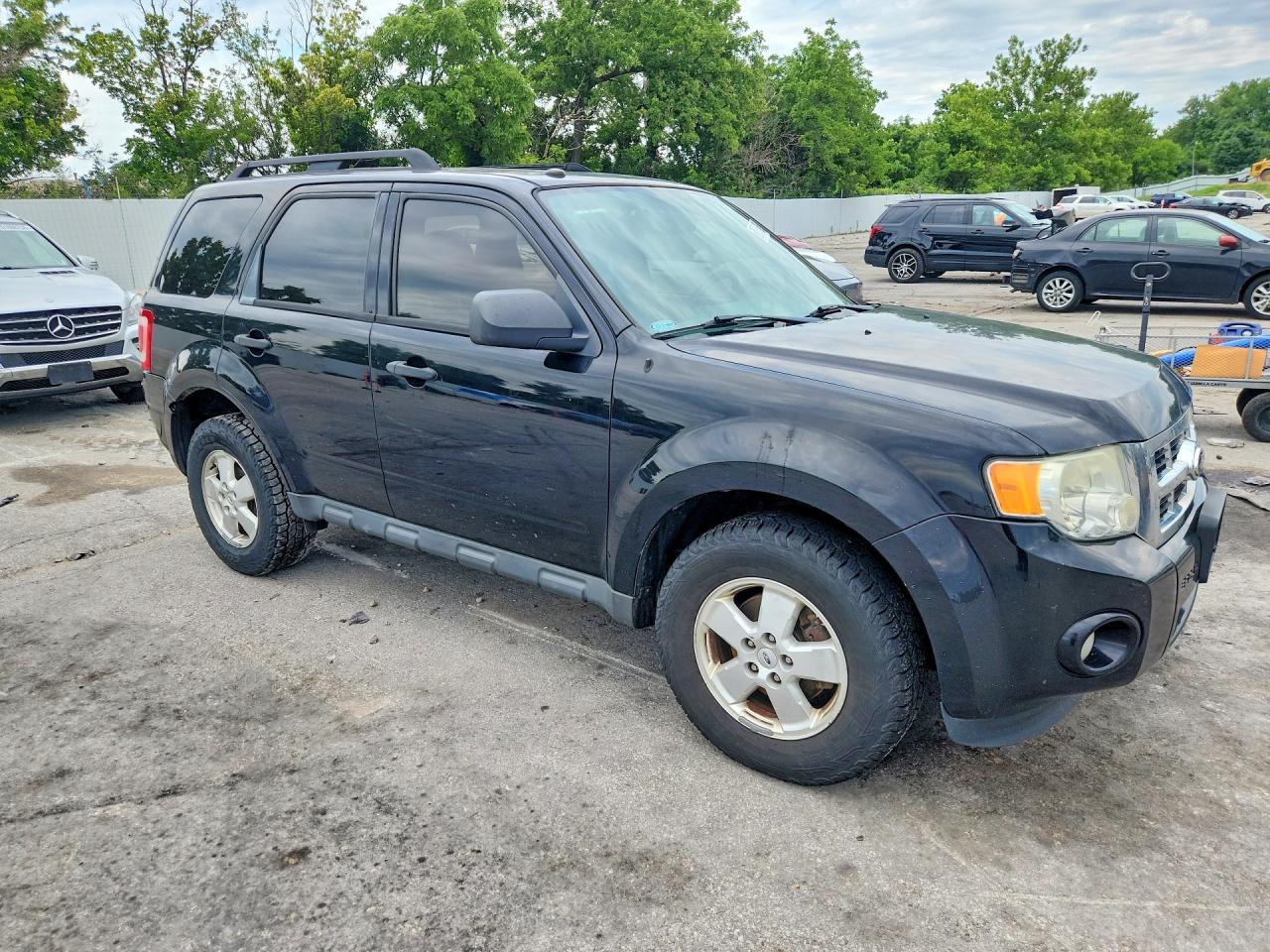 2012 Ford Escape Xlt Black vin: 1FMCU9DG5CKC55454