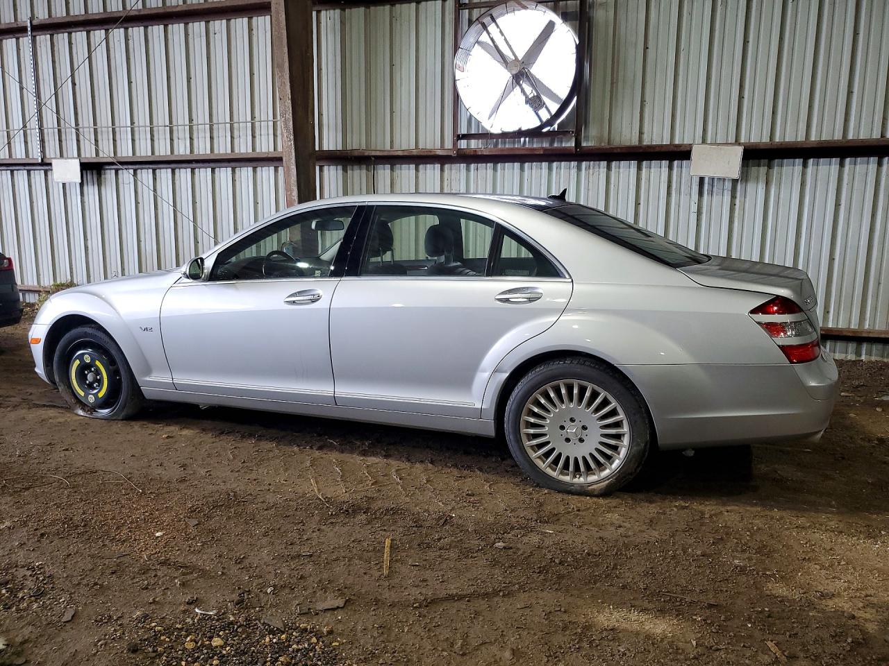 2007 Mercedes-benz S 600 Silver vin: WDDNG76X87A089759
