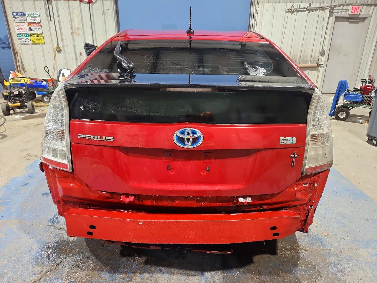 2010 Toyota Prius Ii Red vin: JTDKN3DU2A0005016