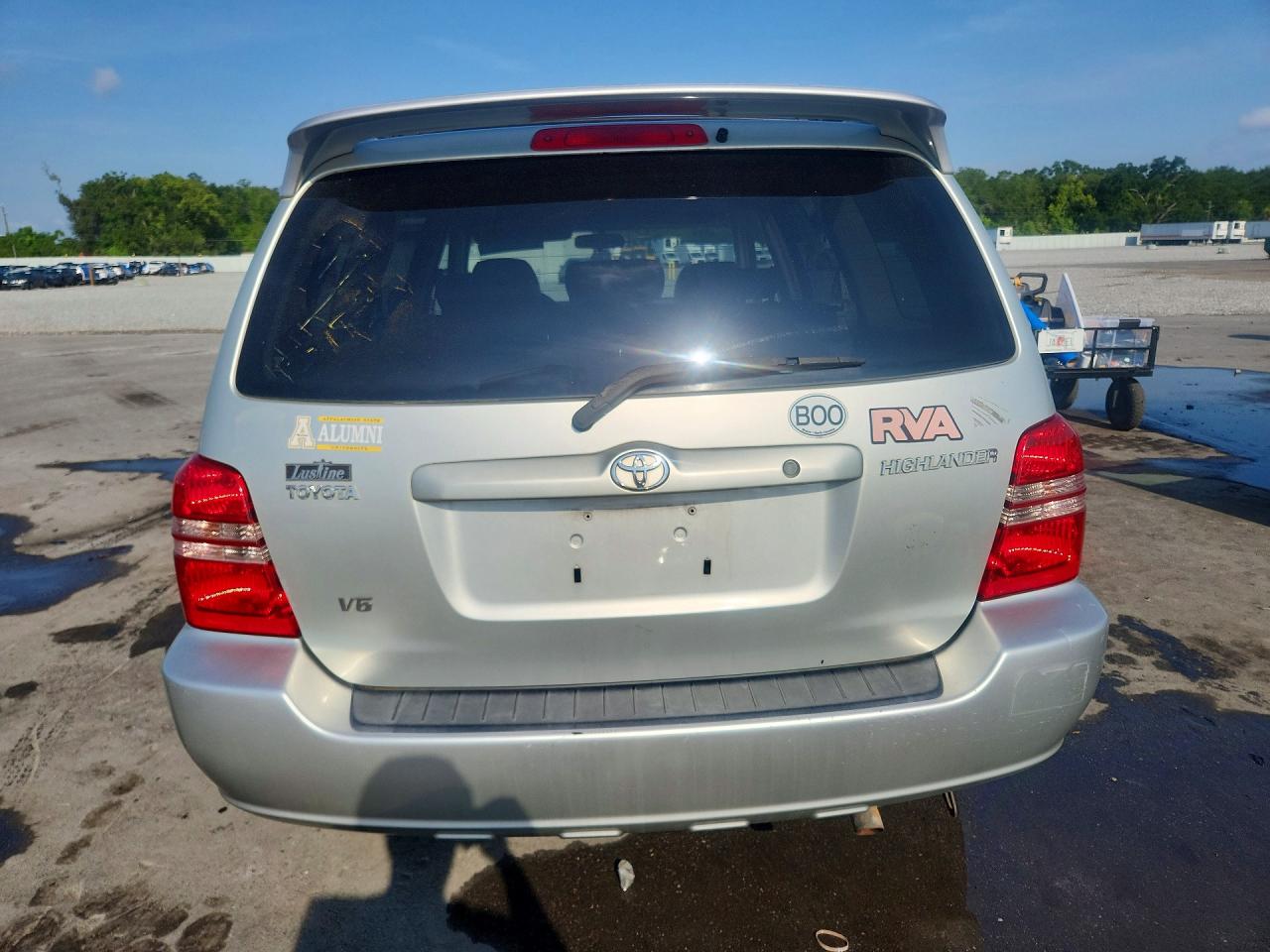 2003 Toyota Highlander Limited Gray vin: JTEGF21A930092273
