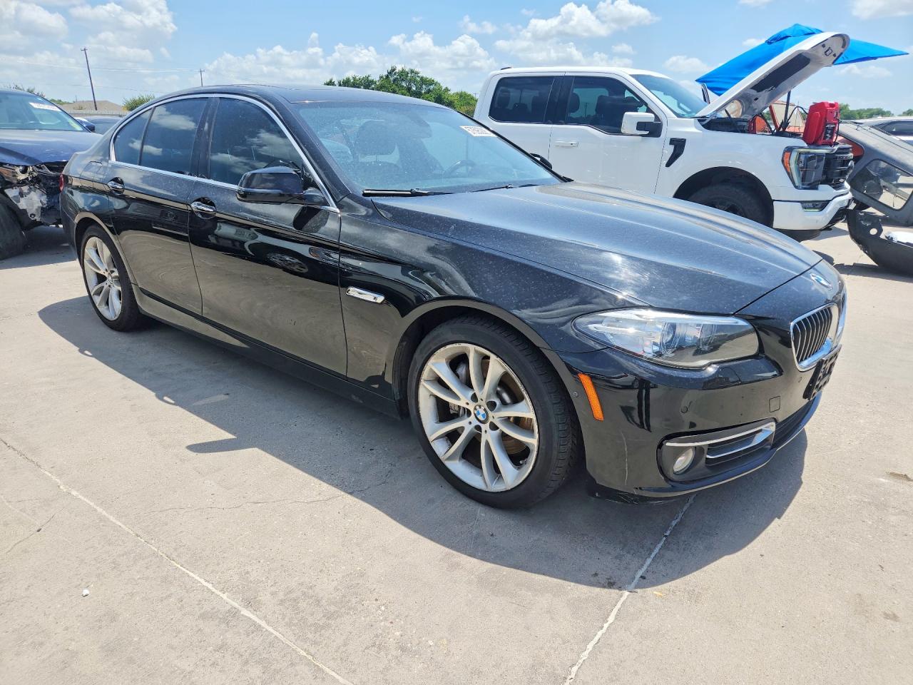 2014 Bmw 535 D Black vin: WBAXA5C58ED690352
