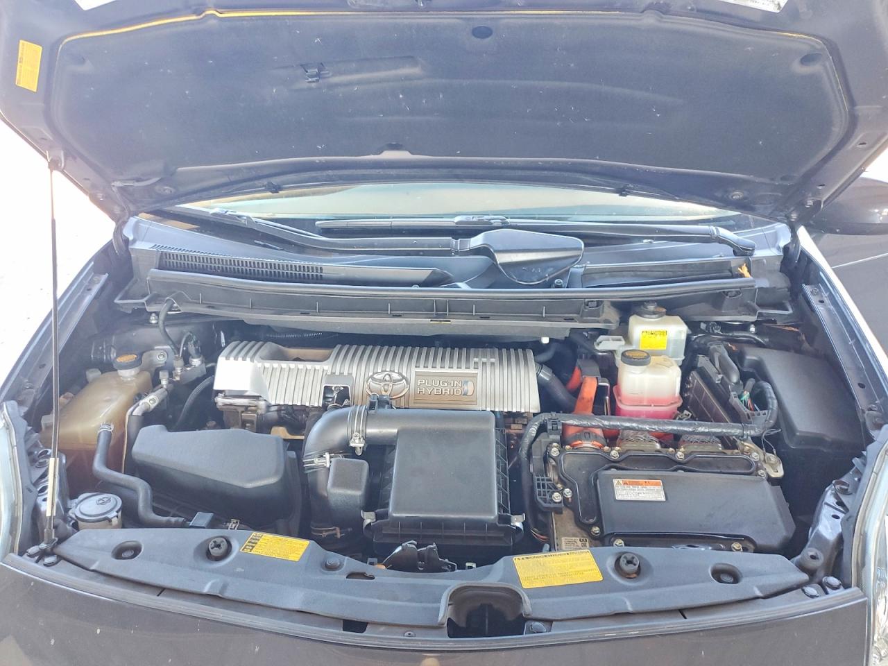 2014 Toyota Prius Plug-in Hybrid Base Gray vin: JTDKN3DP9E3054955