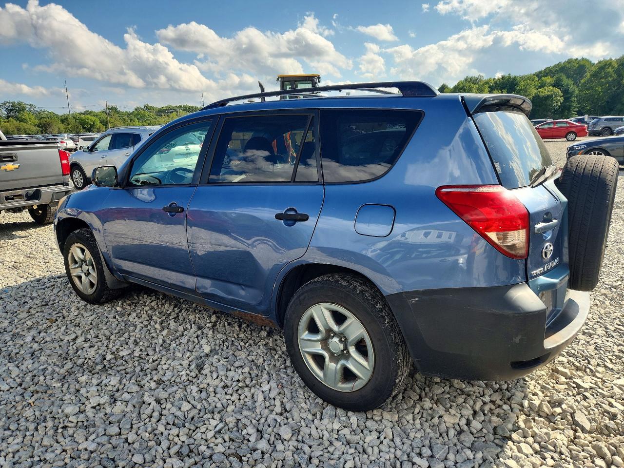 2008 Toyota Rav4 Base Blue vin: JTMBD33V986074466