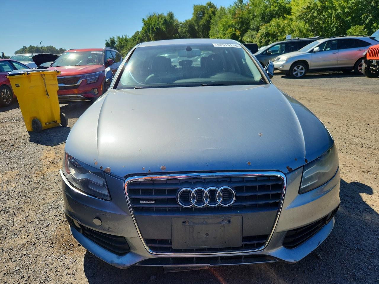 2011 Audi A4 Premium Plus Серебряный vin: WAUFFAFL7BN029000