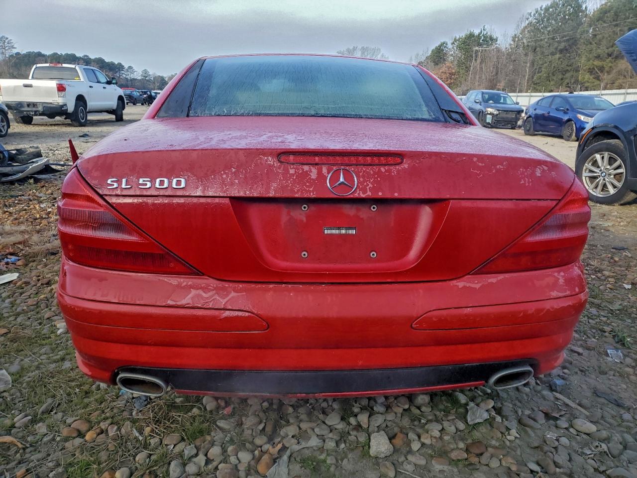 2005 Mercedes-benz Sl 500 Red vin: WDBSK75F35F104882