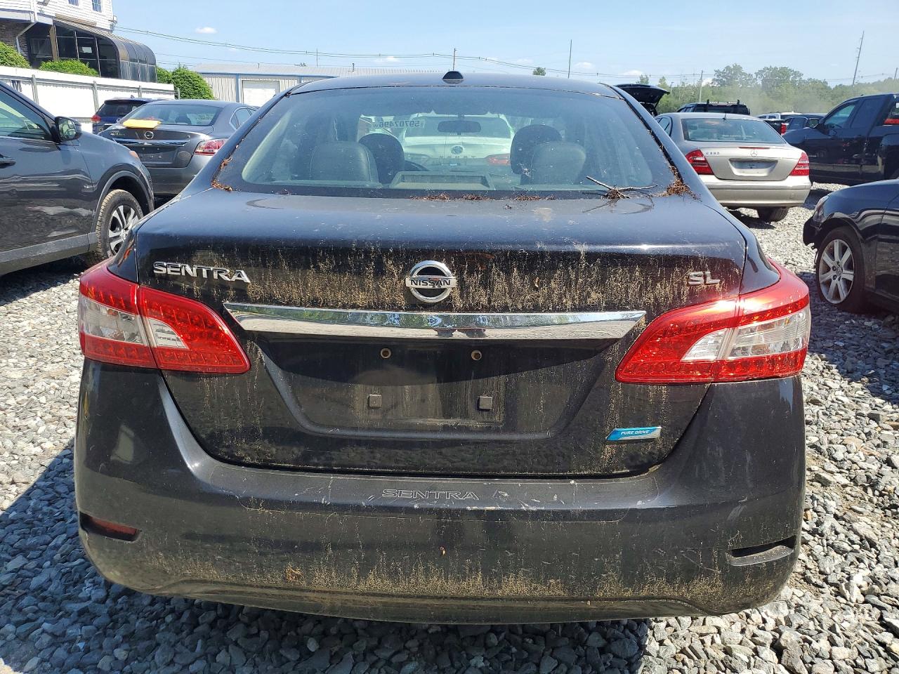 2013 Nissan Sentra S Black vin: 3N1AB7AP2DL676772