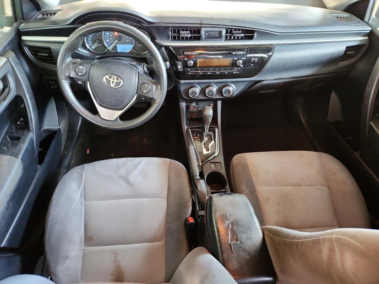 2014 Toyota Corolla L Black vin: 2T1BURHEXEC198374