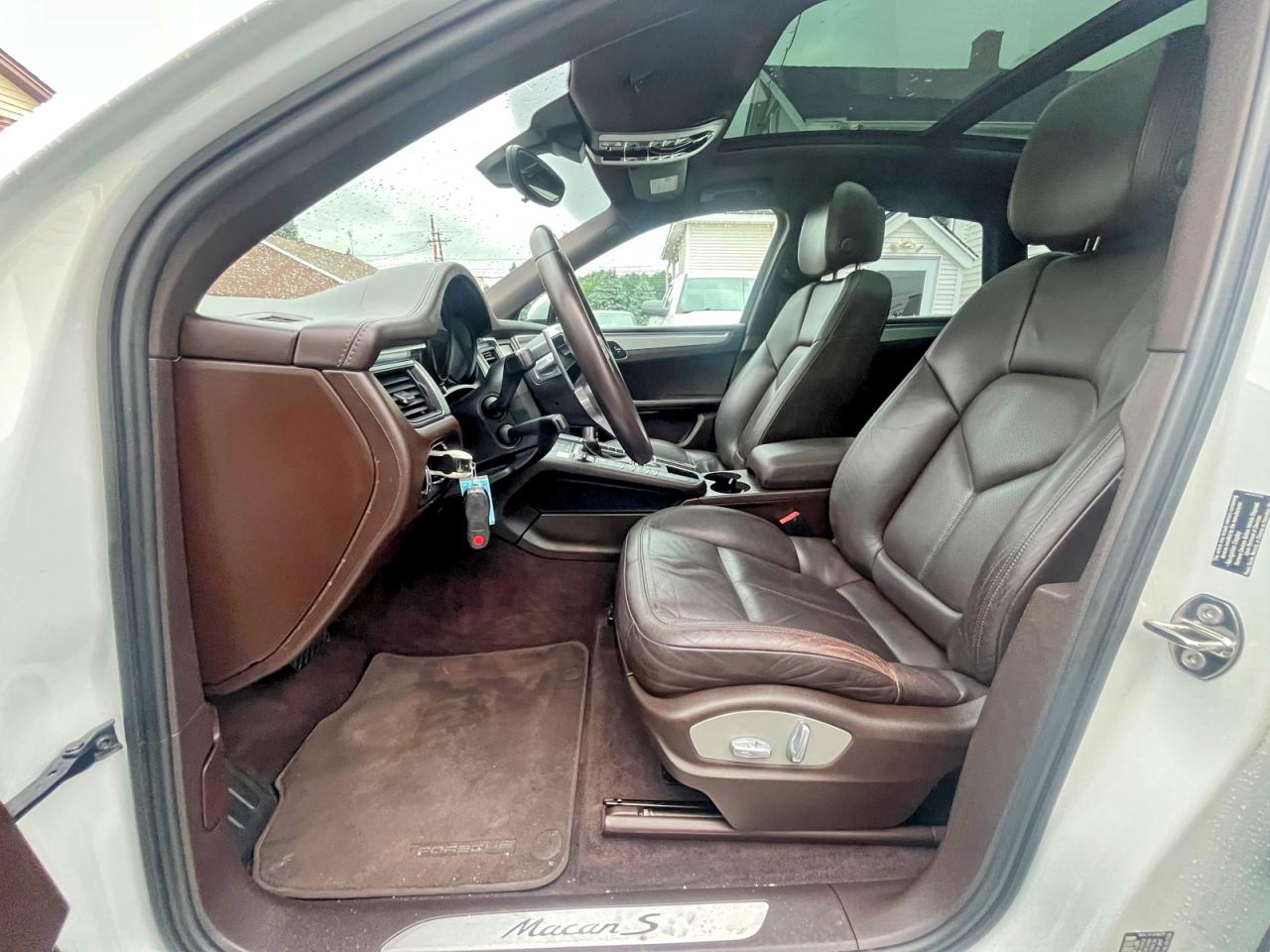 2015 Porsche Macan S White vin: WP1AB2A59FLB63160