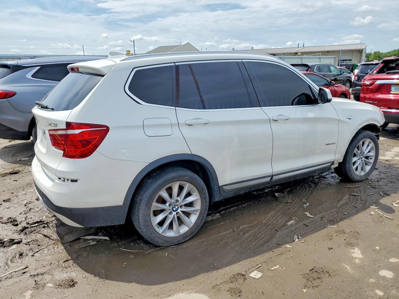 2015 Bmw X3 Xdrive35i White vin: 5UXWX7C55F0K32624
