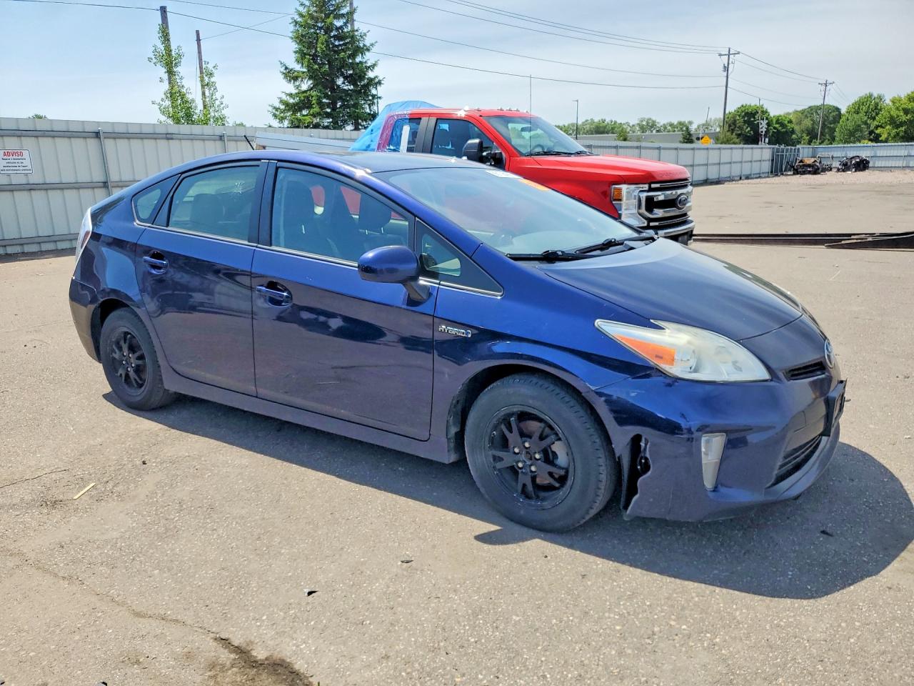 2014 Toyota Prius Three Синий vin: JTDKN3DU4E0365121