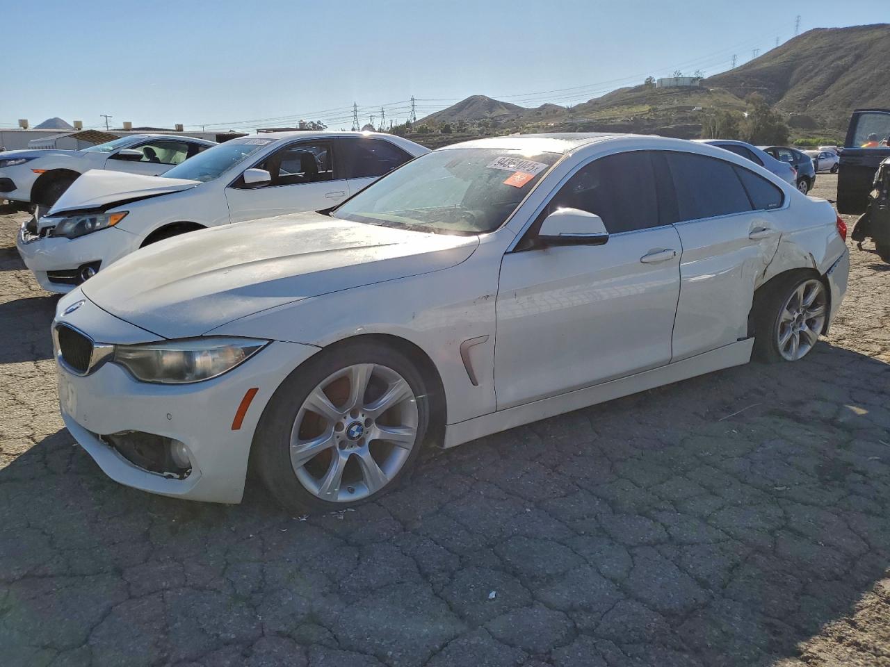 2015 Bmw 428 I Gran Coupe Sulev White vin: WBA4A9C53FGL85187