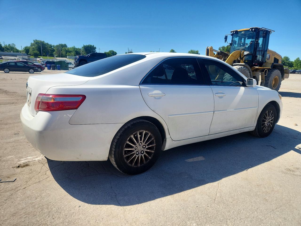 2007 Toyota Camry Le White vin: 4T1BE46K47U599655