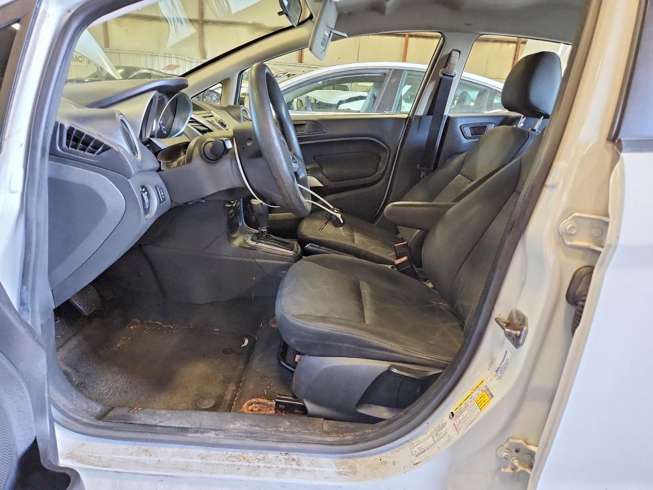 2013 Ford Fiesta Se White vin: 3FADP4BJ6DM224991