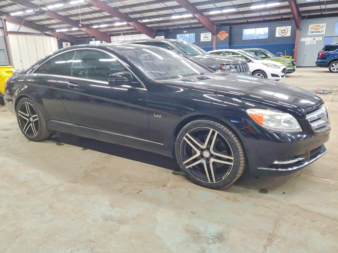 2012 Mercedes-benz Cl 600 Черный vin: WDDEJ7GB7CA028644