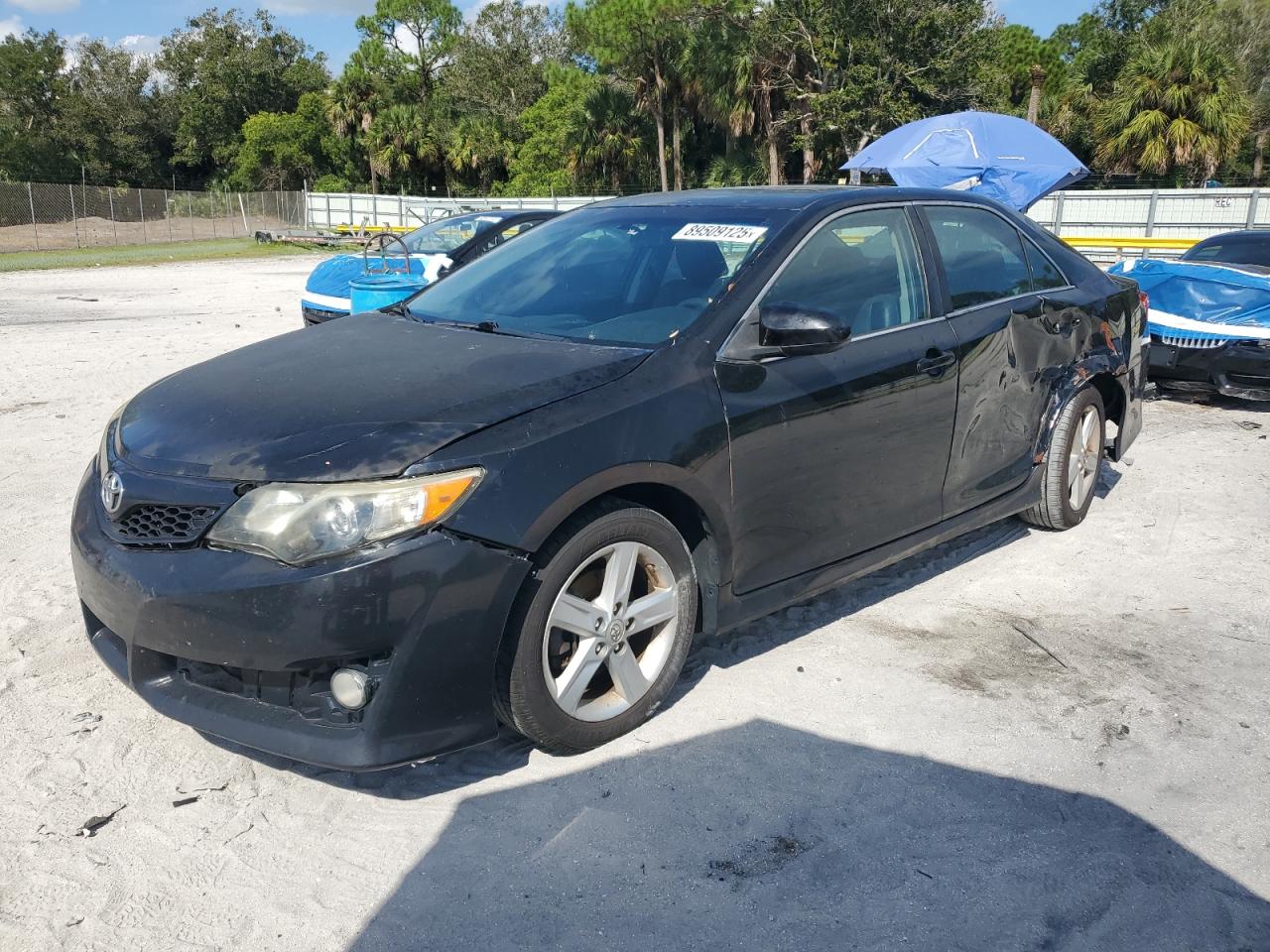 2014 Toyota Camry L Black vin: 4T1BF1FK5EU345235