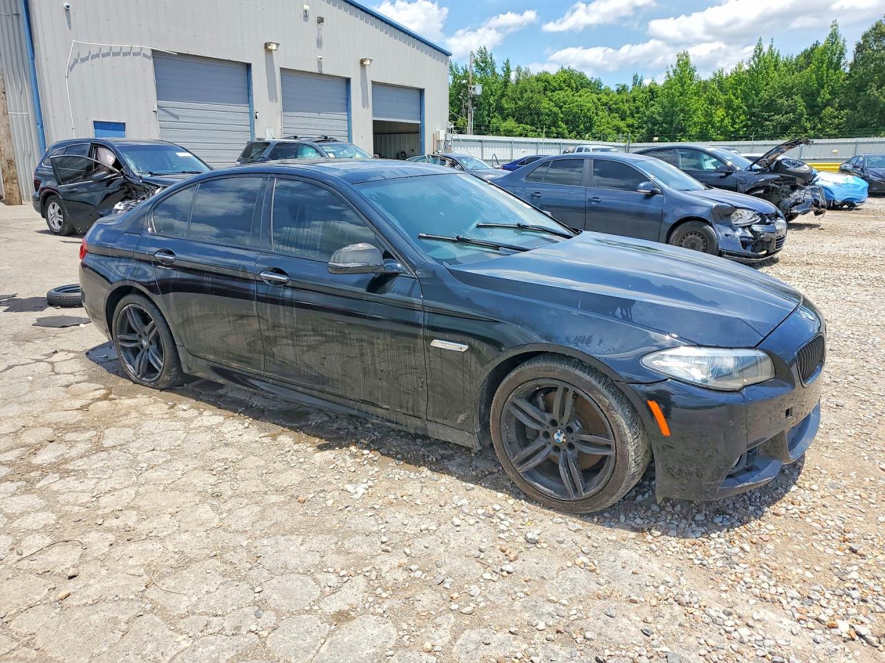 2014 Bmw 550 I Black vin: WBAKN9C53ED681385