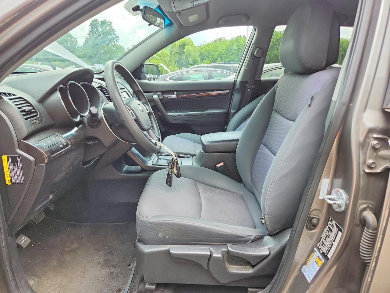 2013 Kia Sorento Lx Gray vin: 5XYKT3A19DG355290